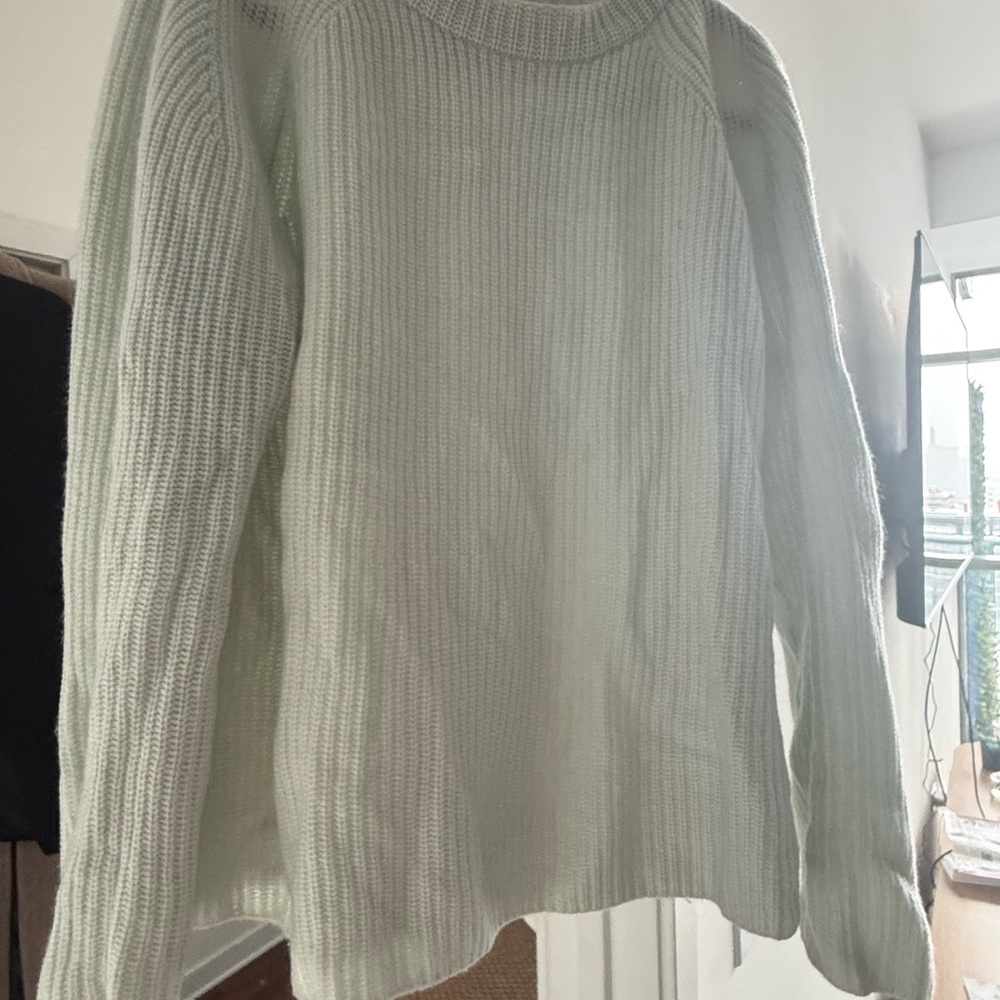 Vince Mint Green Crew Neck Sweater